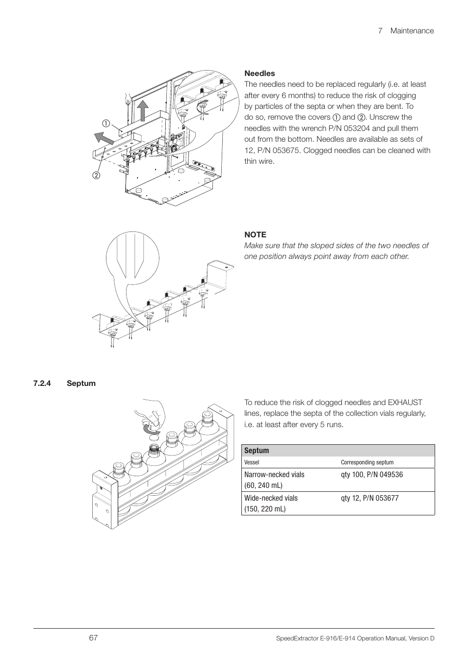 4 septum | BUCHI SpeedExtractor E-916 User Manual | Page 67 / 110