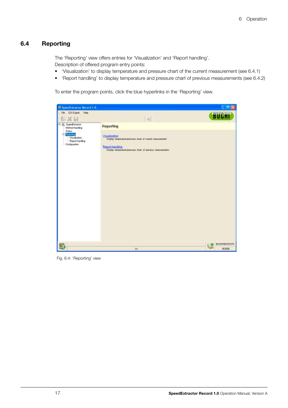 4 reporting, Reporting | BUCHI SpeedExtractor E-916 User Manual | Page 17 / 34