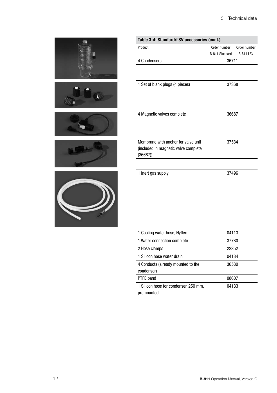 BUCHI Extraction System B-811 LSV User Manual | Page 12 / 54
