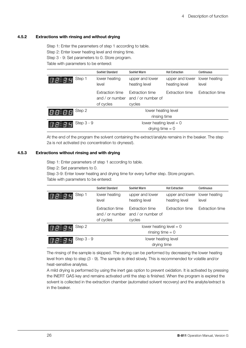 BUCHI Extraction System B-811 LSV User Manual | Page 26 / 54