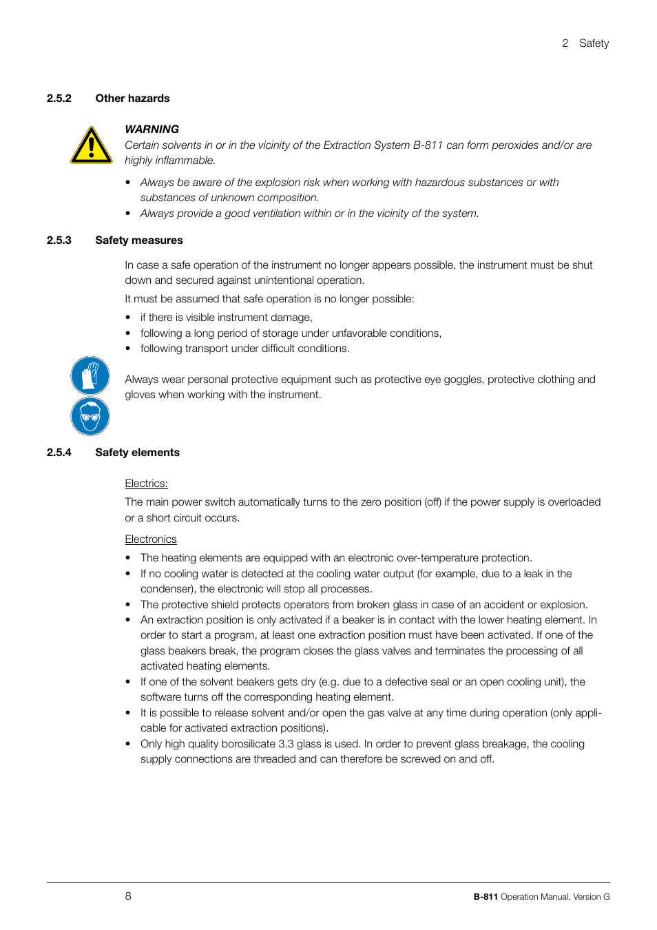 BUCHI Extraction System B-811 LSV User Manual | Page 8 / 54