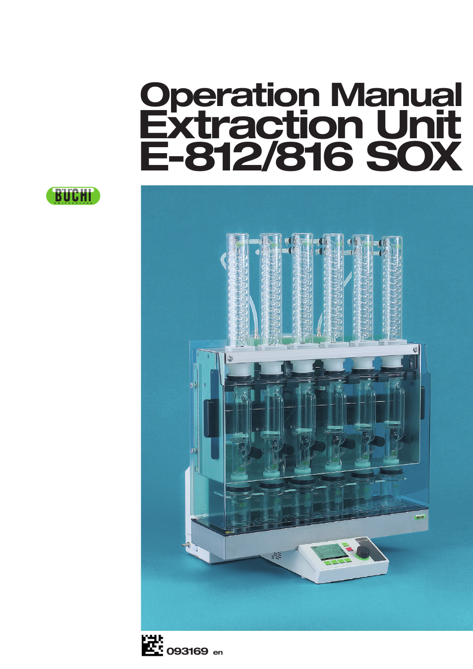 BUCHI Extraction Unit E-816 SOX User Manual | 56 pages