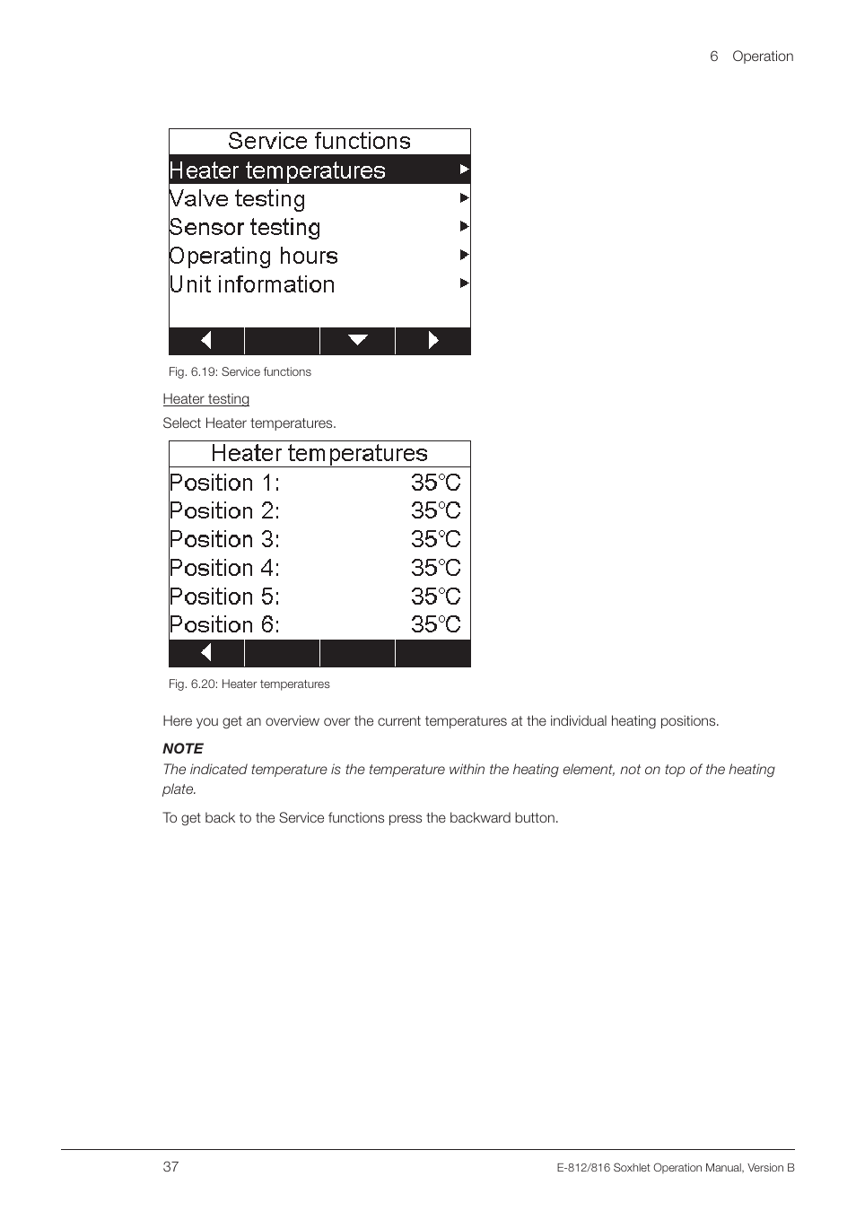 BUCHI Extraction Unit E-816 SOX User Manual | Page 37 / 56