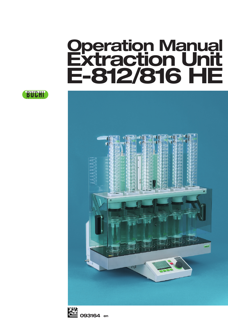 BUCHI Extraction Unit E-816 HE User Manual | 56 pages