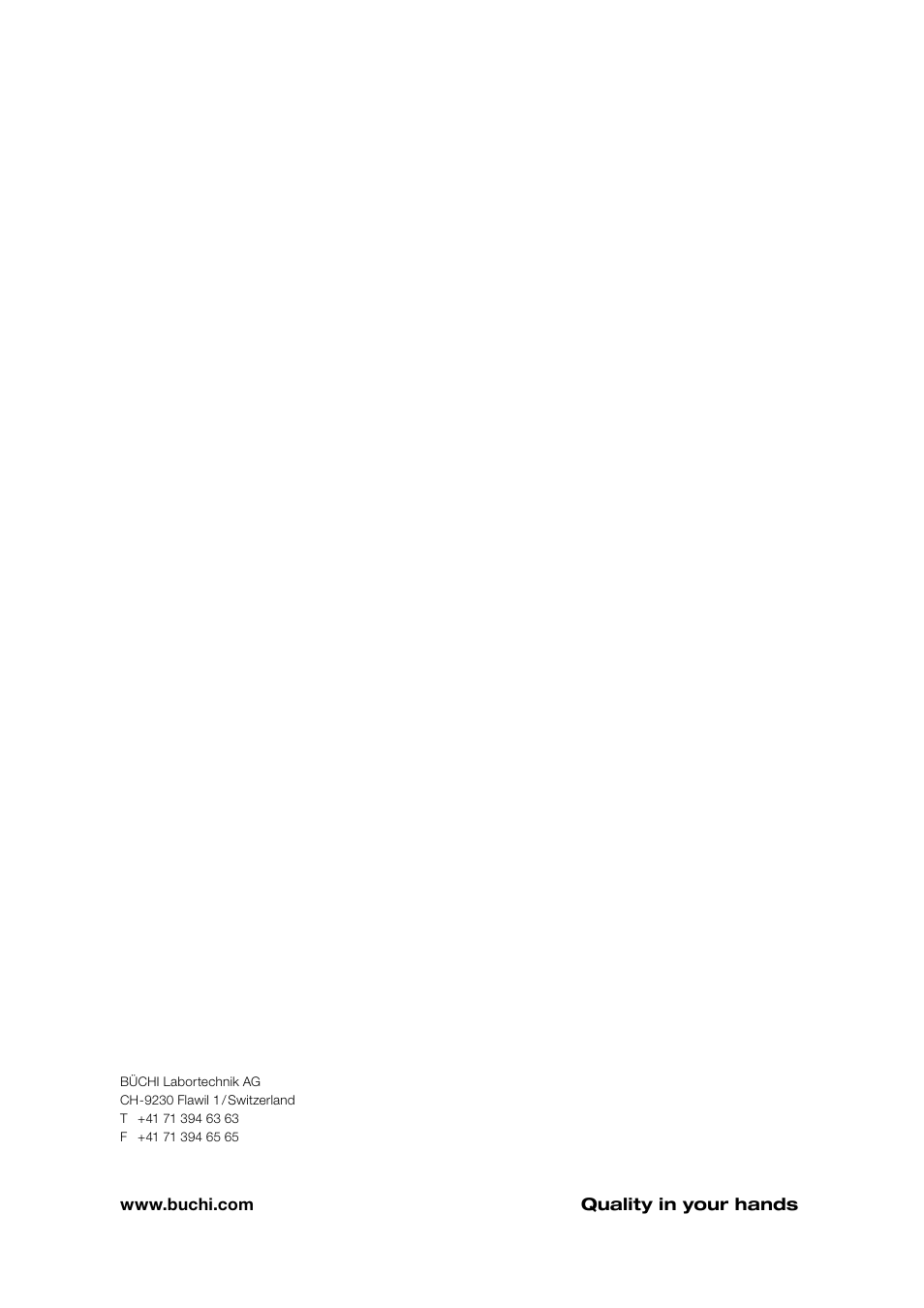 BUCHI Hydrolysis Unit B-411 User Manual | Page 30 / 30