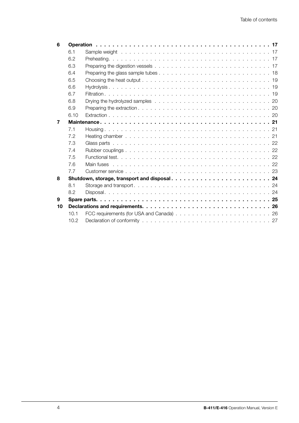 BUCHI Hydrolysis Unit B-411 User Manual | Page 4 / 30