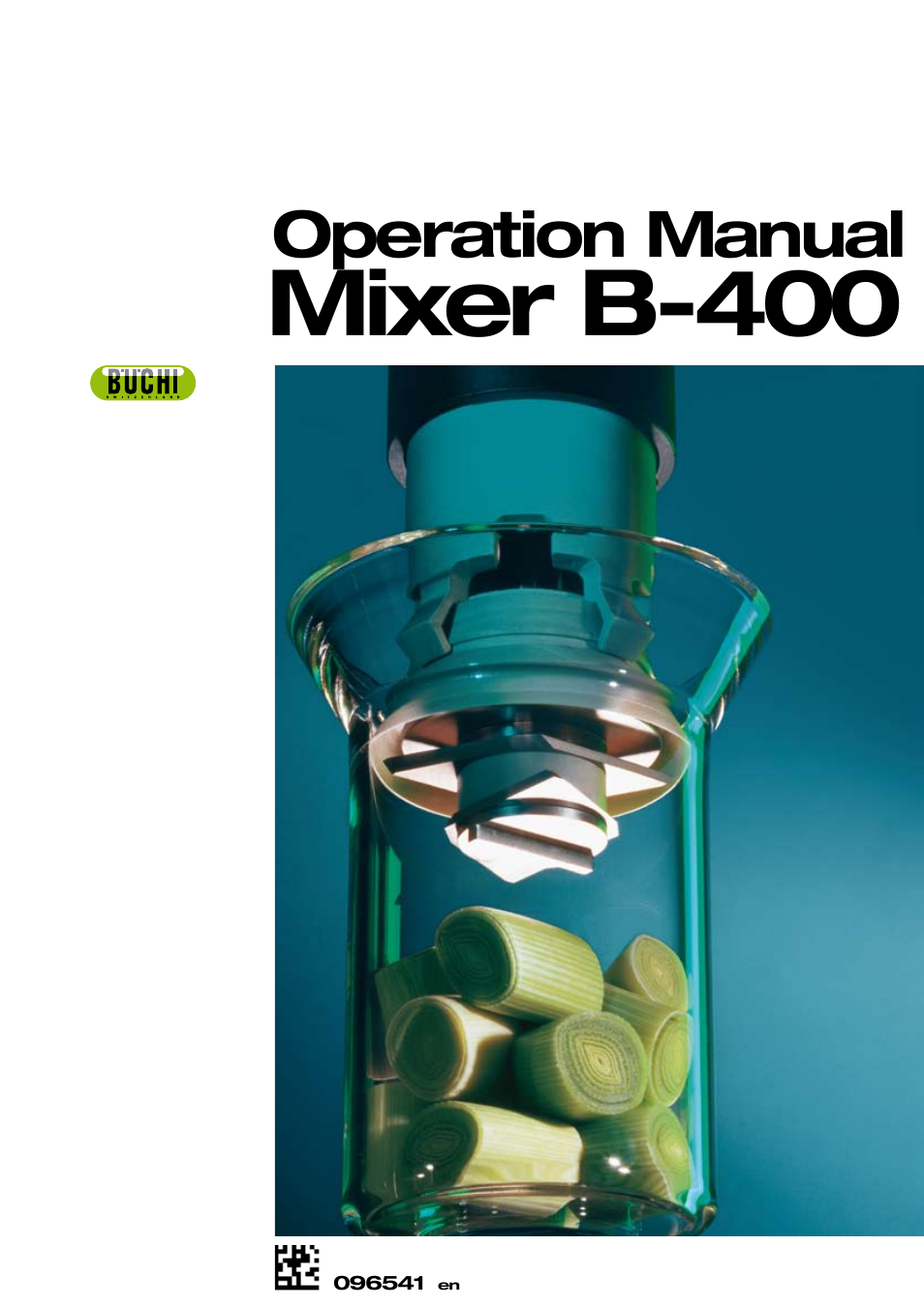 BUCHI Mixer B-400 User Manual | 25 pages