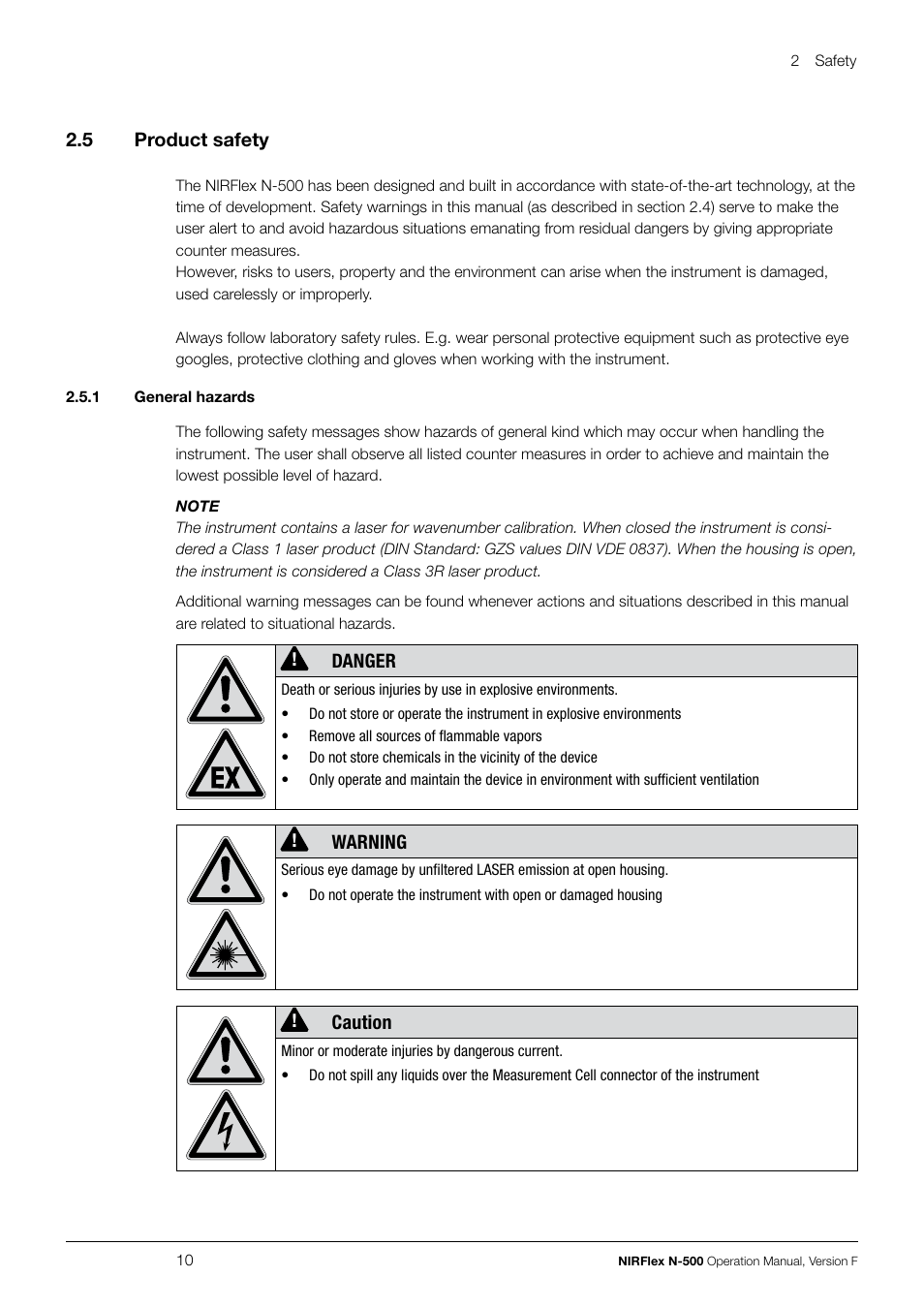 BUCHI NIRFlex N-500 User Manual | Page 10 / 96