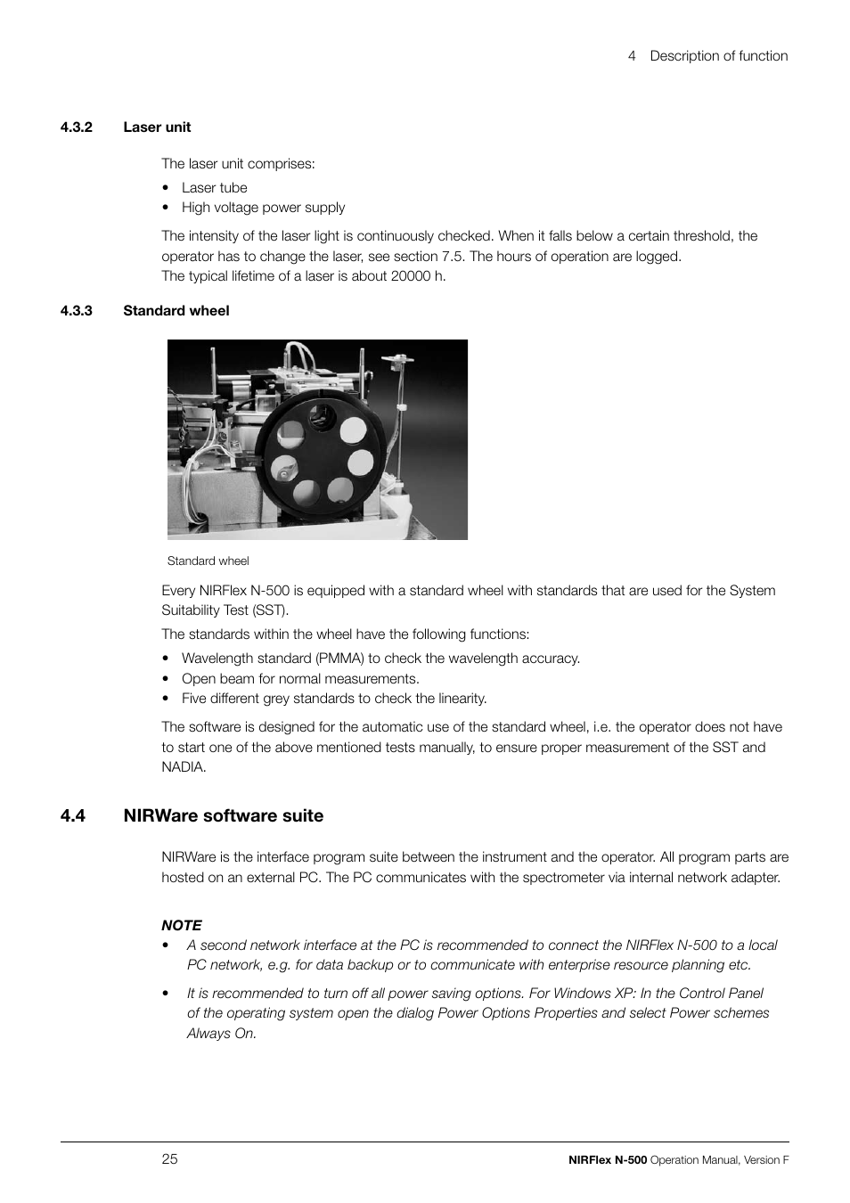 4 .4 nirware software suite | BUCHI NIRFlex N-500 User Manual | Page 25 / 96