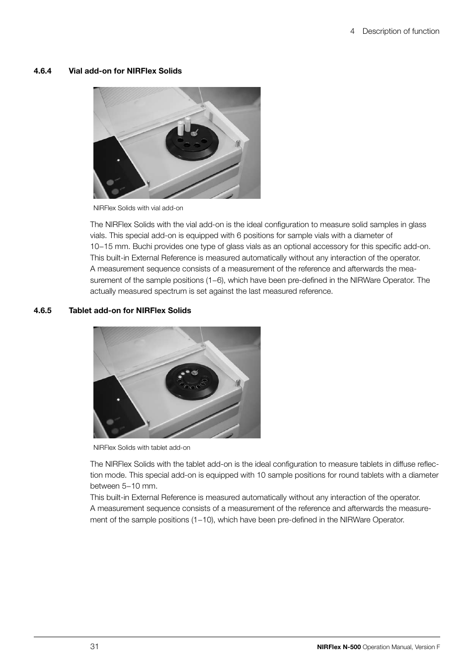 BUCHI NIRFlex N-500 User Manual | Page 31 / 96