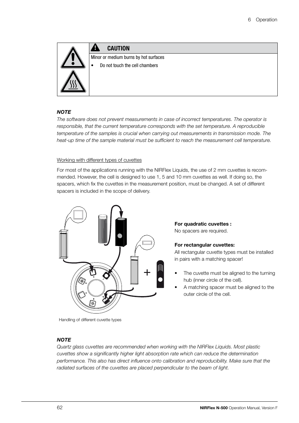 Caution | BUCHI NIRFlex N-500 User Manual | Page 62 / 96