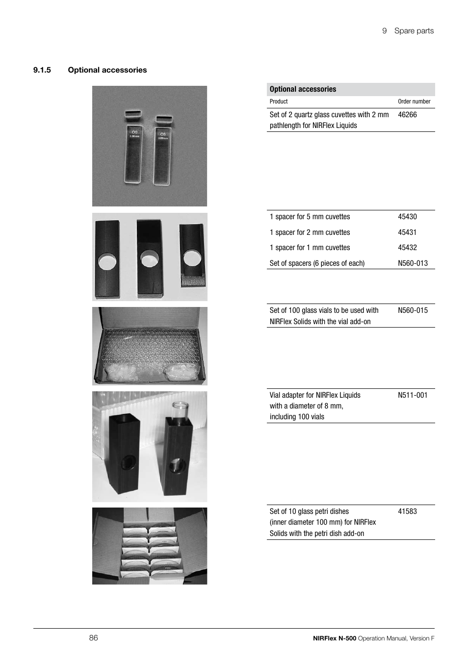 BUCHI NIRFlex N-500 User Manual | Page 86 / 96