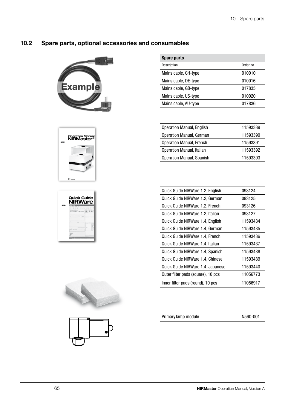 Example | BUCHI NIRMaste User Manual | Page 65 / 72