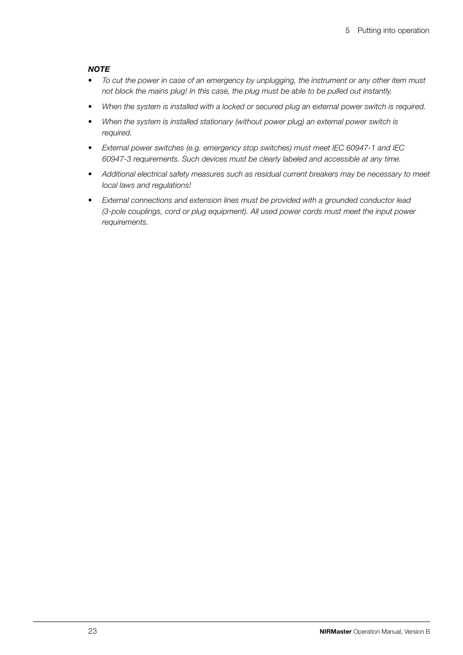 BUCHI NIRMaste Pro IP65 User Manual | Page 23 / 72