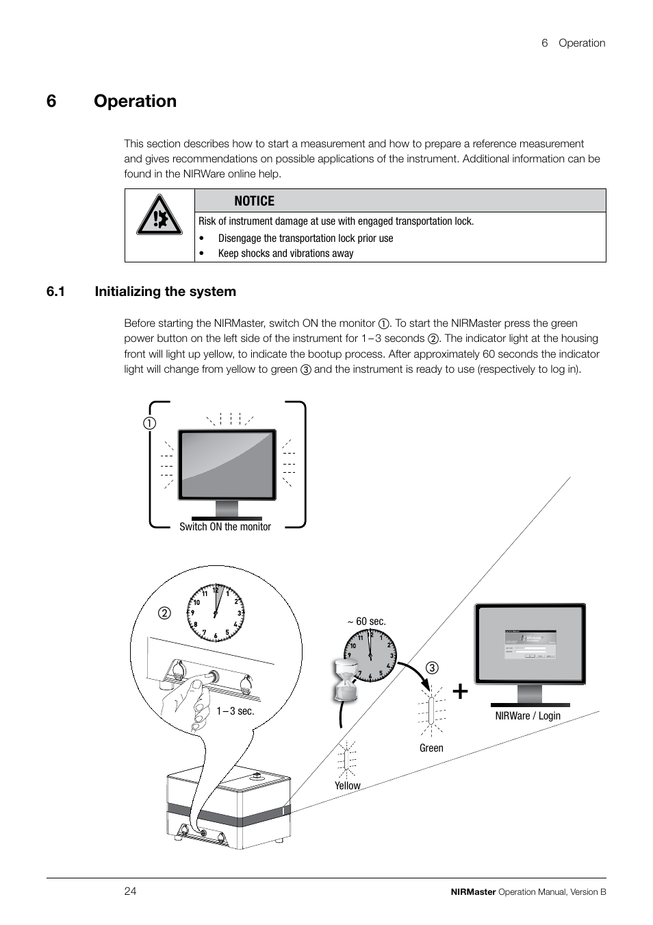 6 operation | BUCHI NIRMaste Pro IP65 User Manual | Page 24 / 72