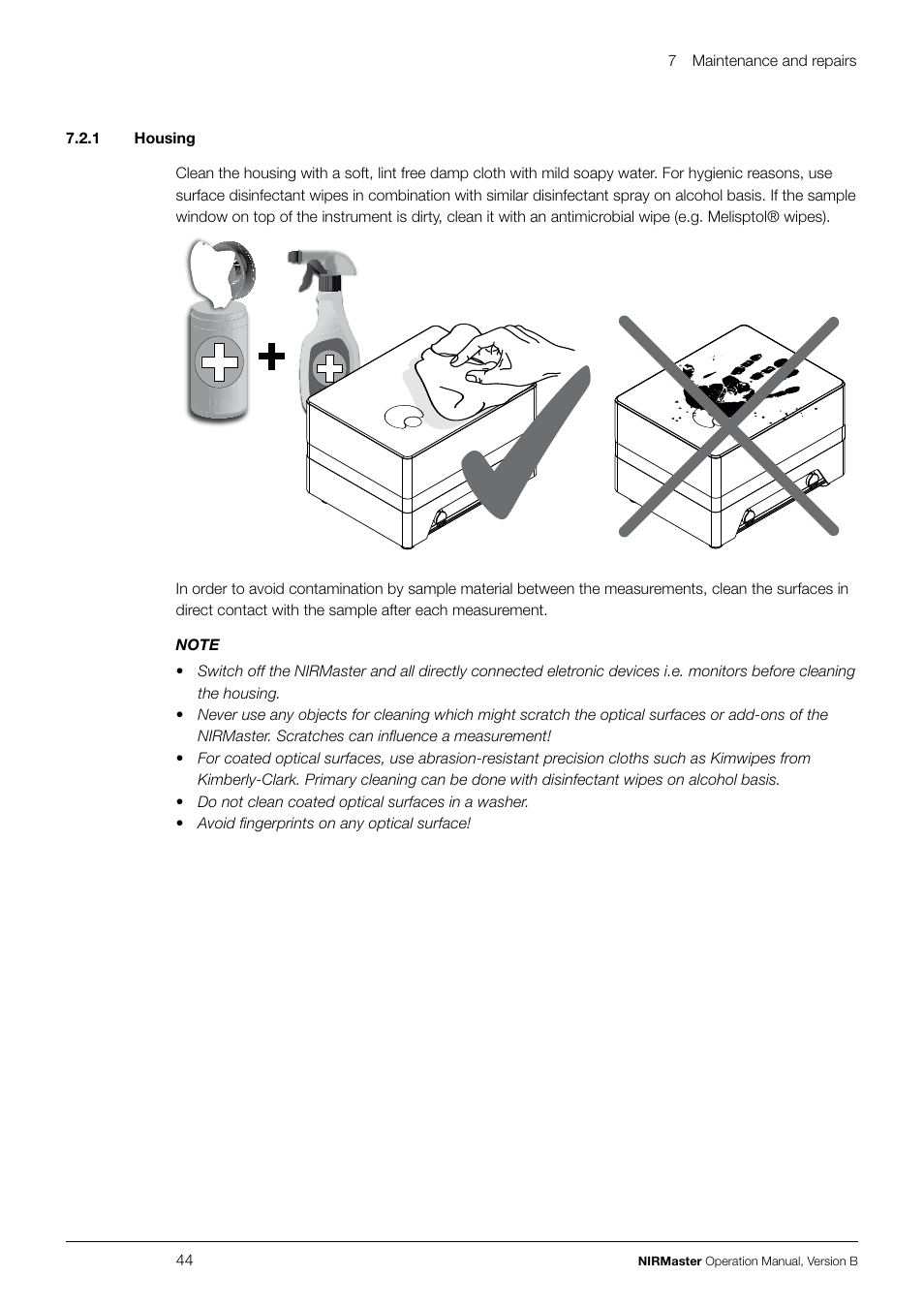 BUCHI NIRMaste Pro IP65 User Manual | Page 44 / 72