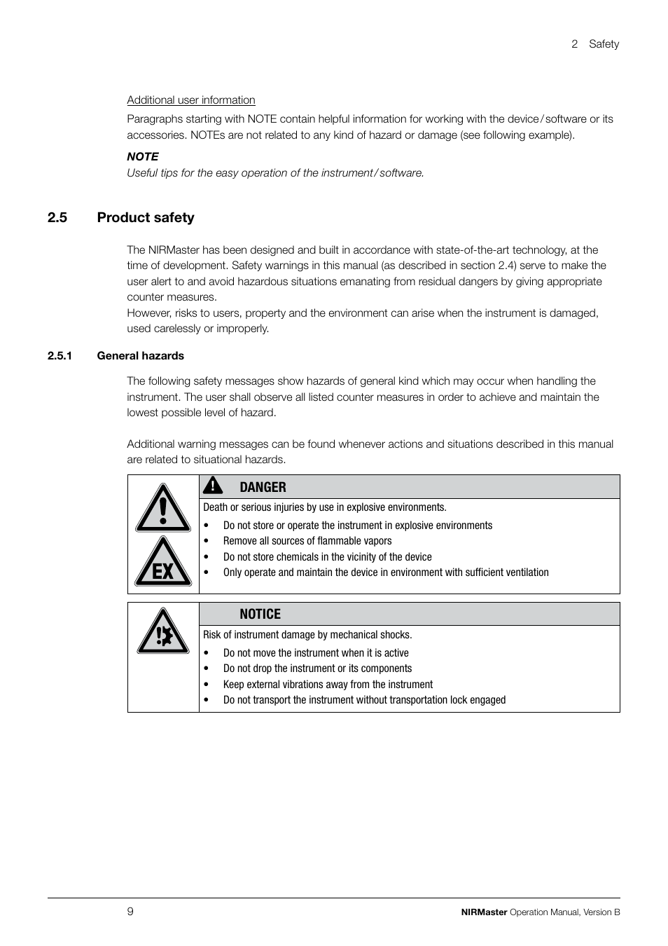 BUCHI NIRMaste Pro IP65 User Manual | Page 9 / 72