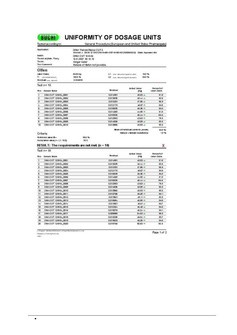 BUCHI NIRWare User Manual | Page 104 / 341