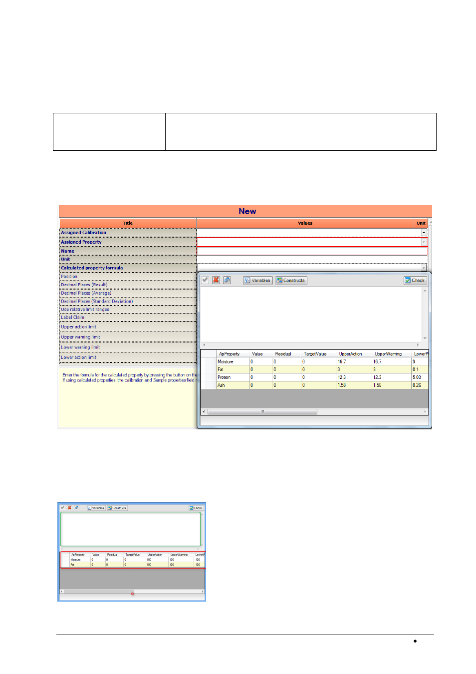 Calculated property | BUCHI NIRWare User Manual | Page 153 / 341