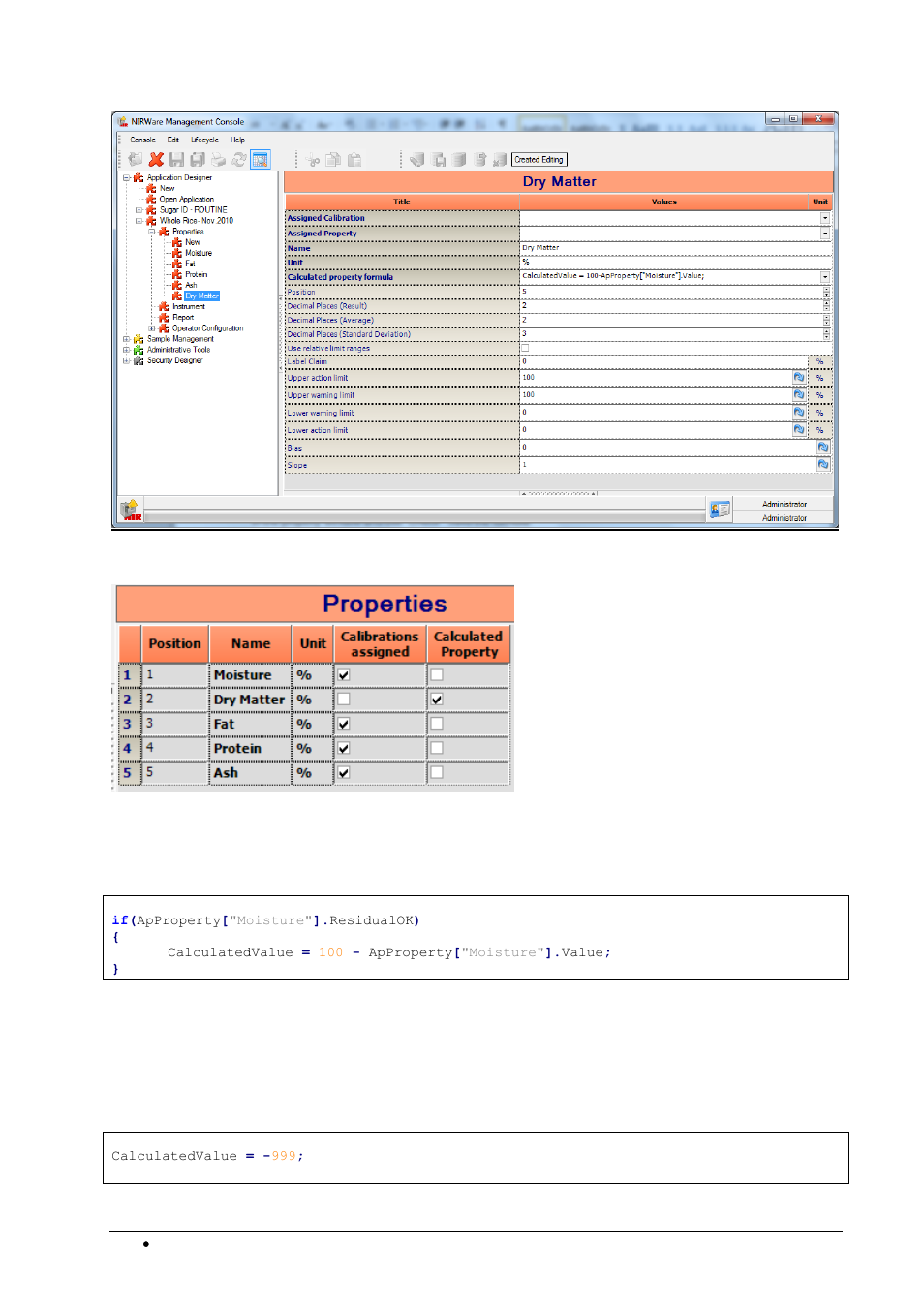 Example 1: dry matter | BUCHI NIRWare User Manual | Page 156 / 341