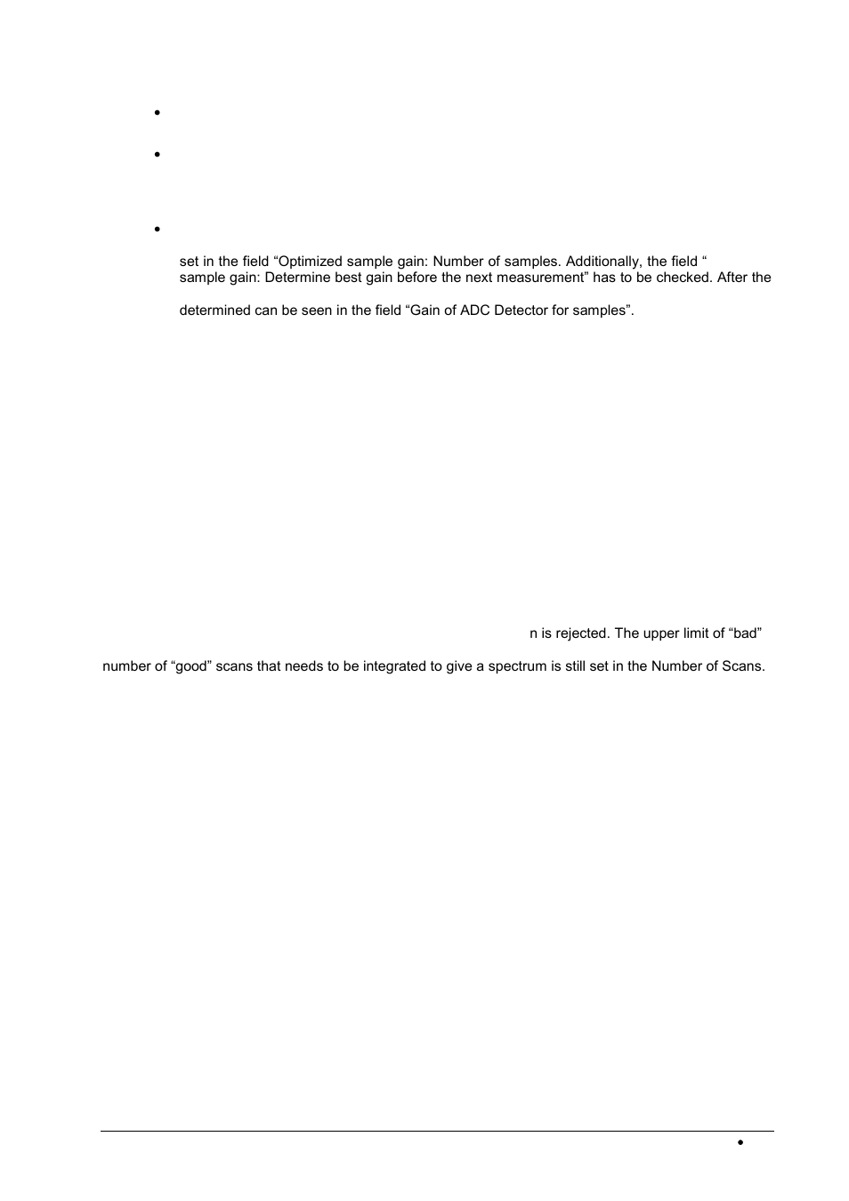 Report parameters, Report, Fiber optic sma | Liquids | BUCHI NIRWare User Manual | Page 175 / 341