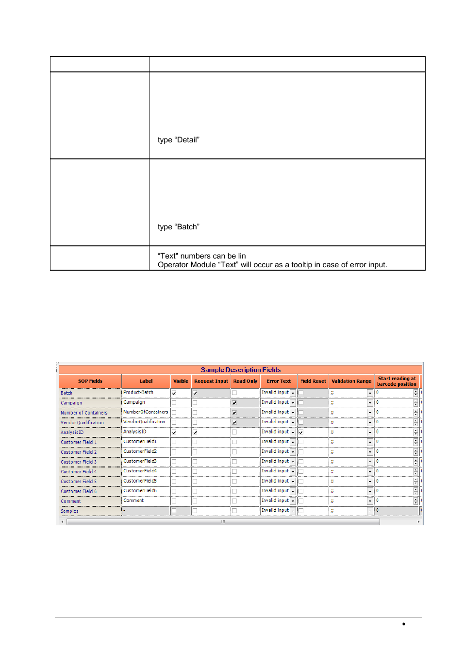 Sample description fields | BUCHI NIRWare User Manual | Page 179 / 341
