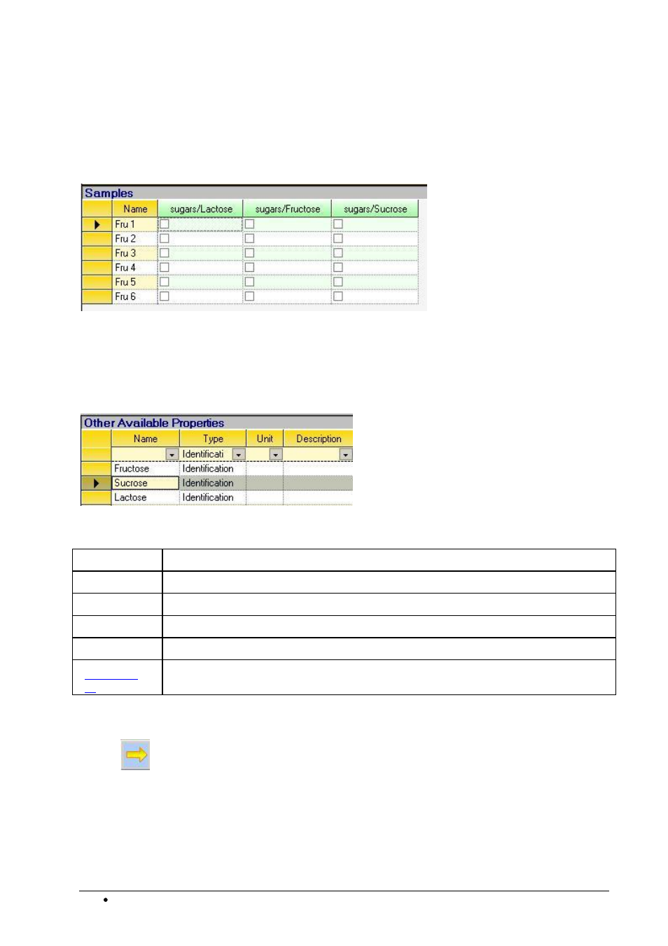 Table content | BUCHI NIRWare User Manual | Page 202 / 341