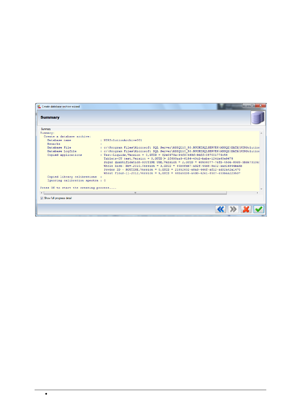 Reaccessing an archive | BUCHI NIRWare User Manual | Page 236 / 341
