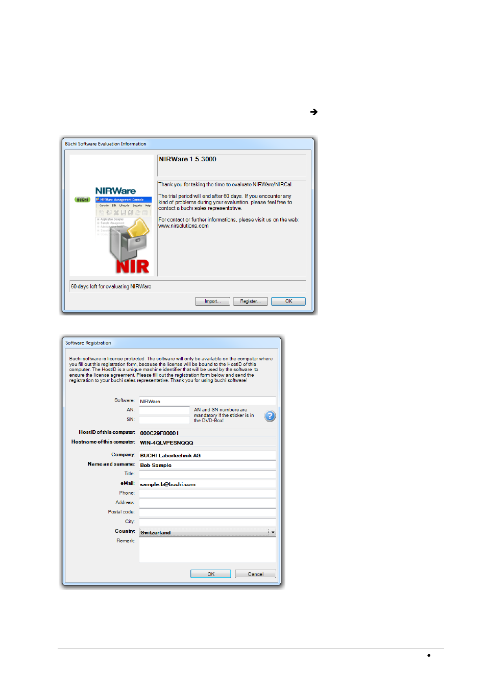 Software registration | BUCHI NIRWare User Manual | Page 25 / 341