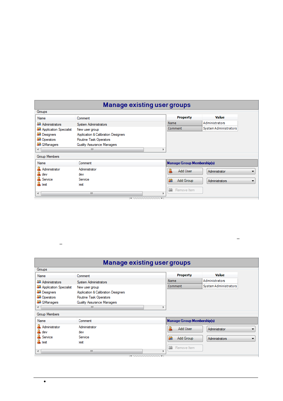 Assigning a user to a user group | BUCHI NIRWare User Manual | Page 262 / 341