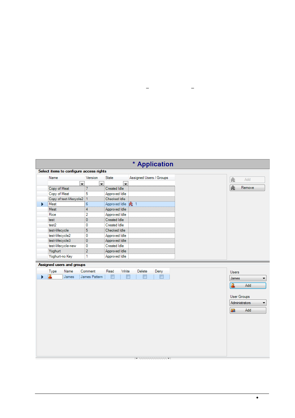 Assigning user rights for applications | BUCHI NIRWare User Manual | Page 269 / 341