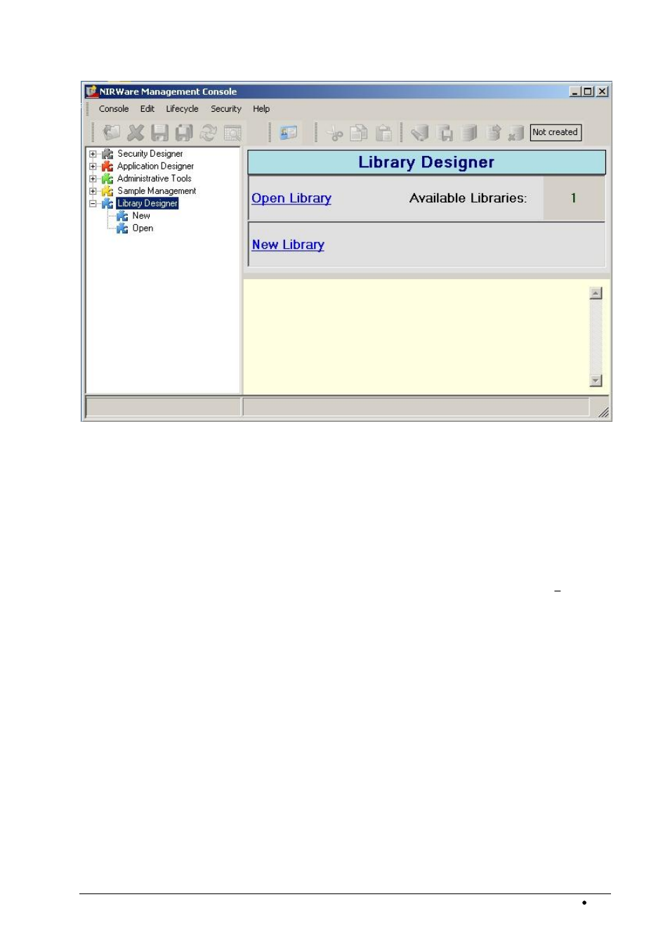 Creating a new library | BUCHI NIRWare User Manual | Page 285 / 341