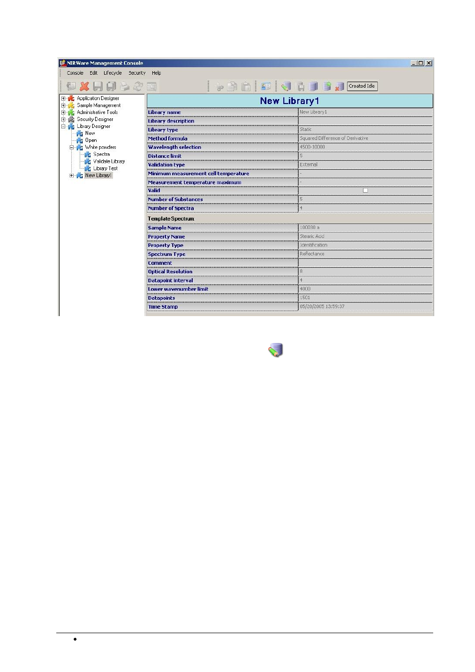 Library spectra viewer | BUCHI NIRWare User Manual | Page 292 / 341