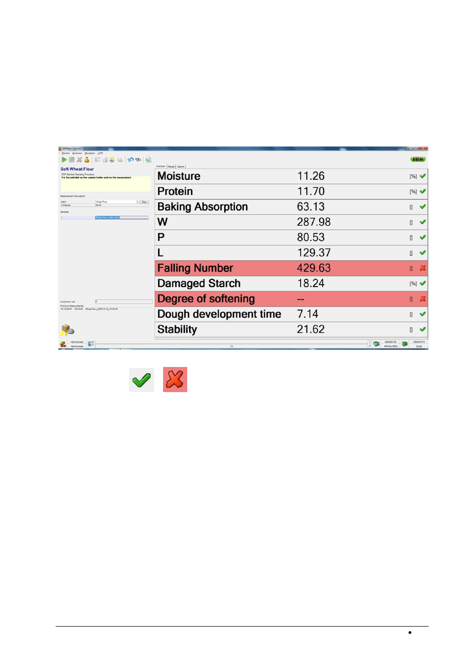 Tab overview | BUCHI NIRWare User Manual | Page 313 / 341