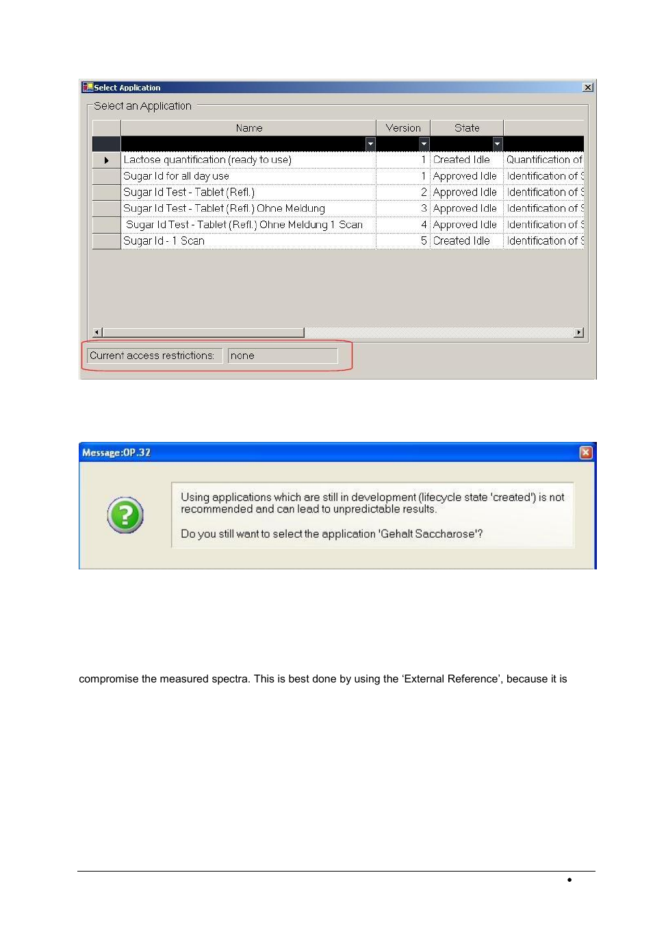 Deviating reference spectrum, Introduction, Description | BUCHI NIRWare User Manual | Page 319 / 341