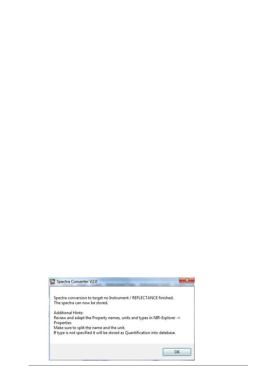 Procedure of spectra import, Procedure of spectra conversion, 1 procedure of spectra import | 2 procedure of spectra conversion | BUCHI NIRCal User Manual | Page 137 / 283