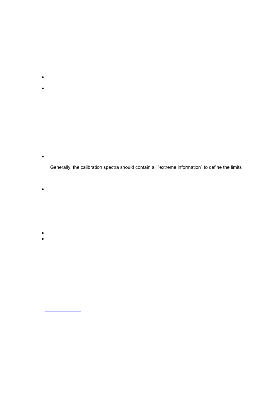 Selecting the calibration method, Selecting the calibration and validation spectra, Selecting the calibration wavelengths | 3 selecting the calibration method, 4 selecting the calibration and validation spectra, 5 selecting the calibration wavelengths | BUCHI NIRCal User Manual | Page 36 / 283