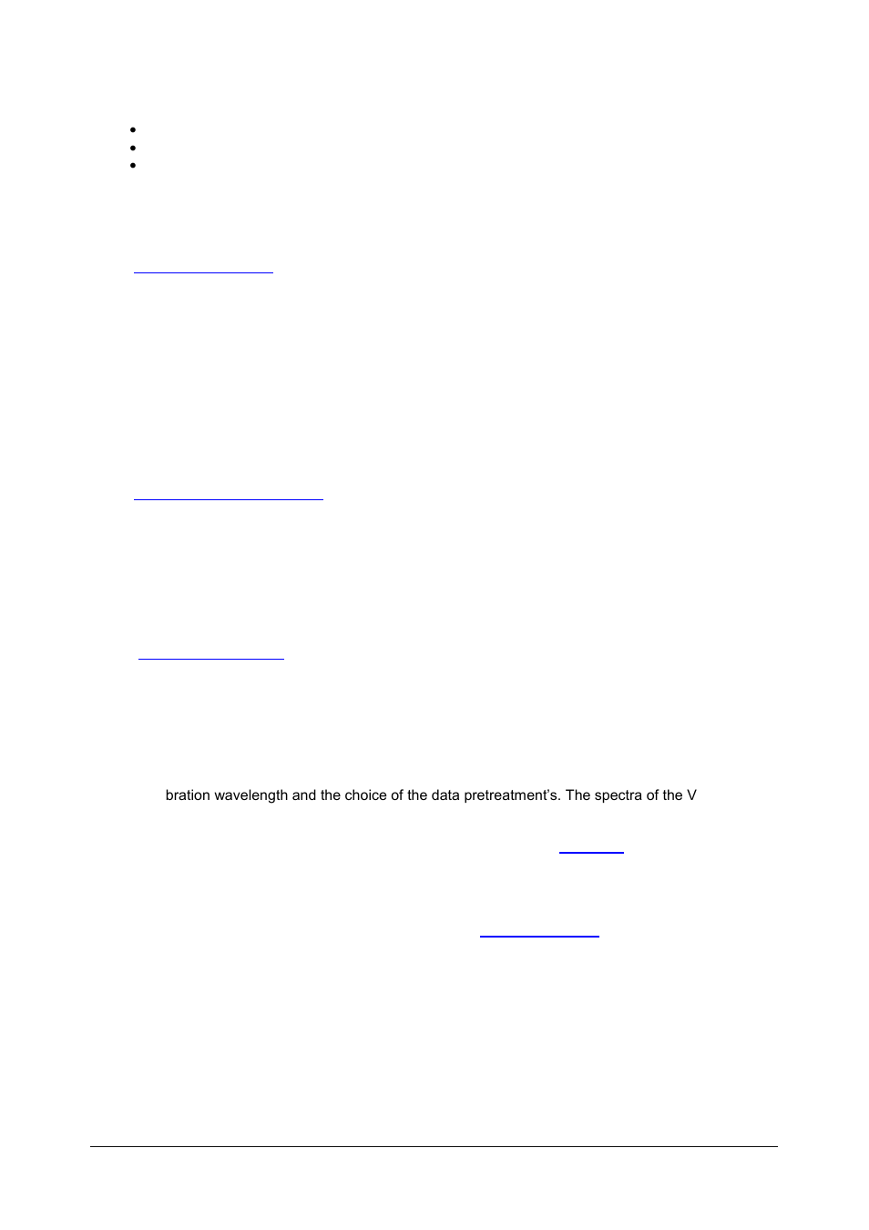 Selecting the calibration properties, Applying data pretreatments, Performing a calibration (calculation) | 6 selecting the calibration properties, 7 applying data pretreatments, 8 performing a calibration (calculation) | BUCHI NIRCal User Manual | Page 37 / 283