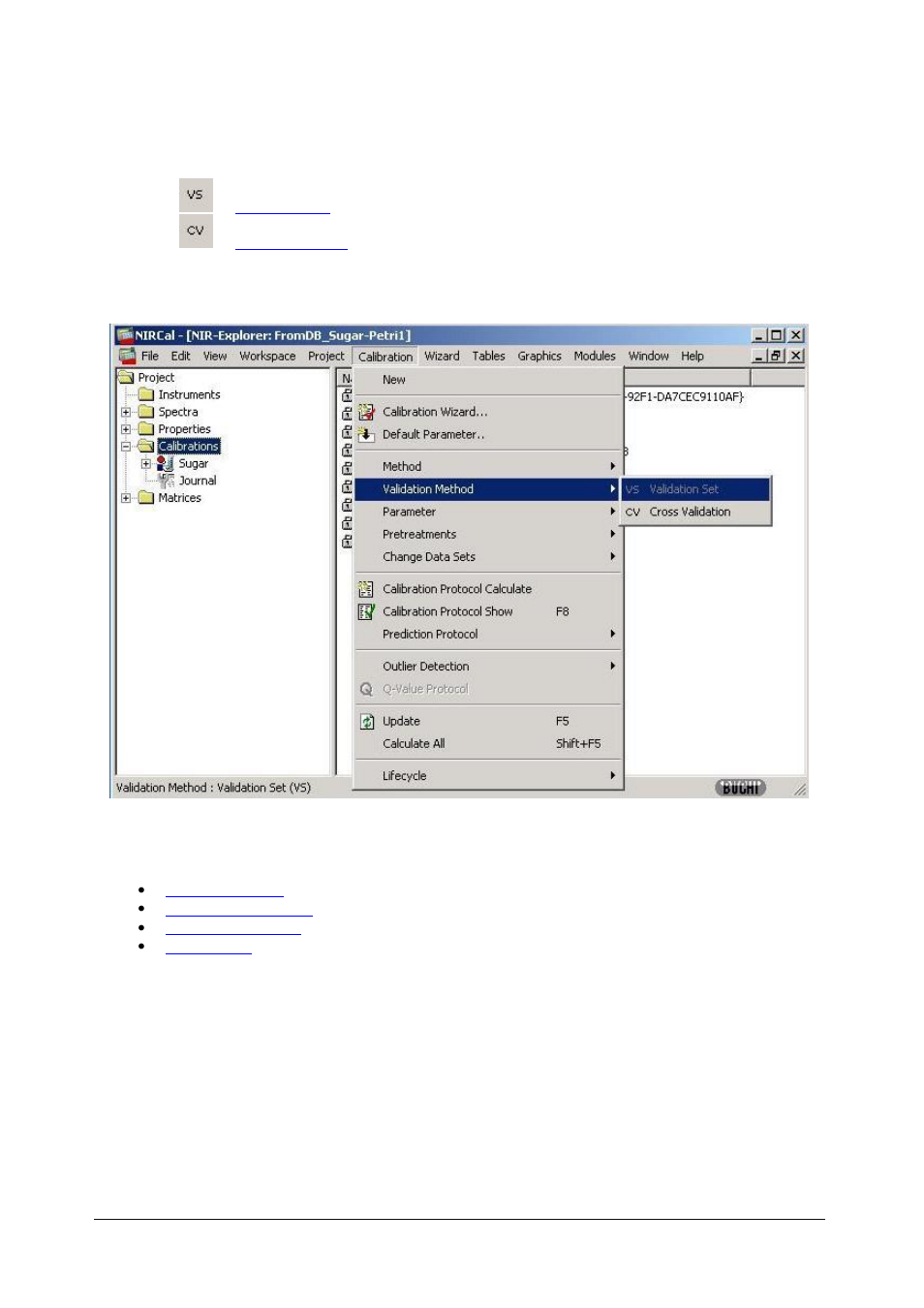 Validation method selection, Data sets, 2 validation method selection | 3 data sets | BUCHI NIRCal User Manual | Page 70 / 283