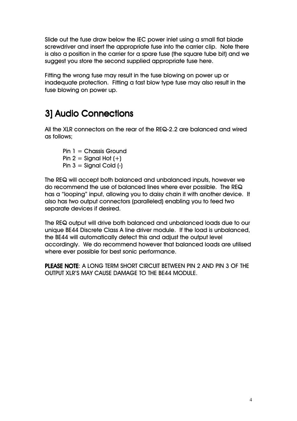 Buzz Audio req-2.2resonance equaliser User Manual | Page 4 / 17