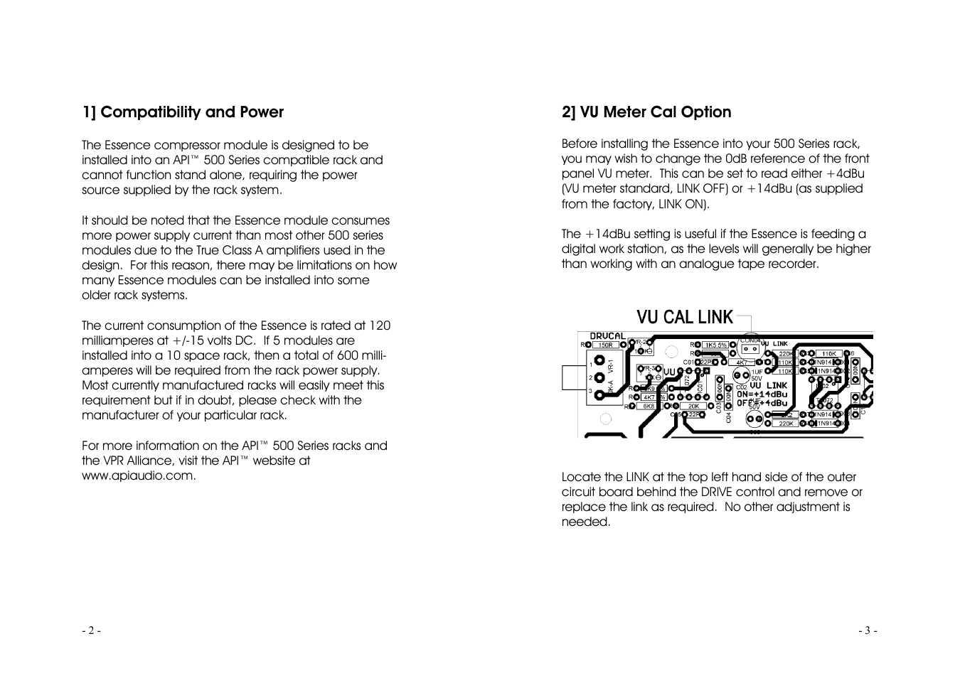 Buzz Audio essence optical compressor User Manual | Page 2 / 9