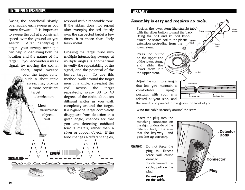 Bounty Hunter DISCOVERY 1100 User Manual | Page 5 / 10