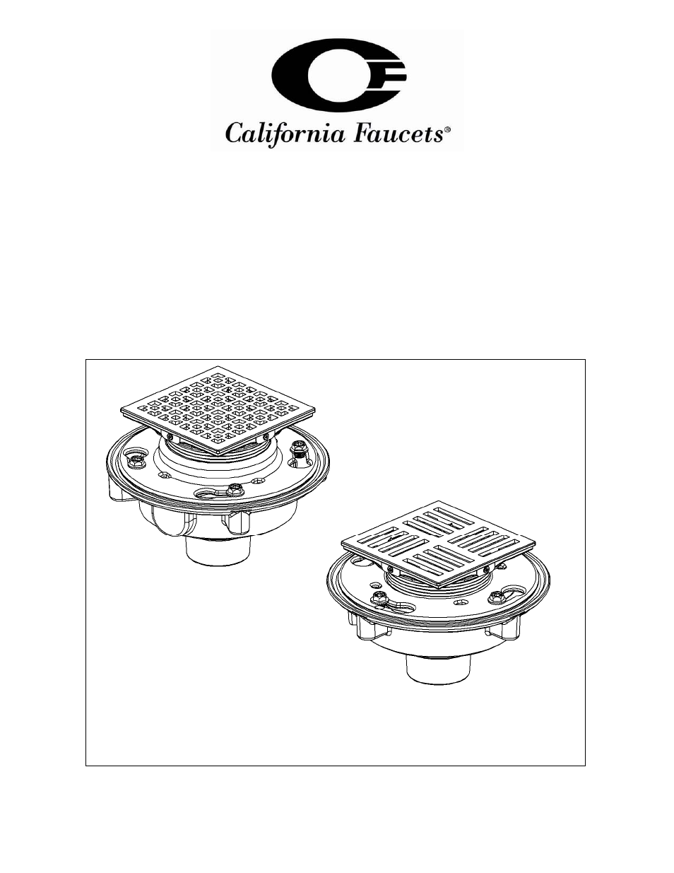 California Faucets Craftsman Styledrain Set with  No-Hub User Manual | 4 pages