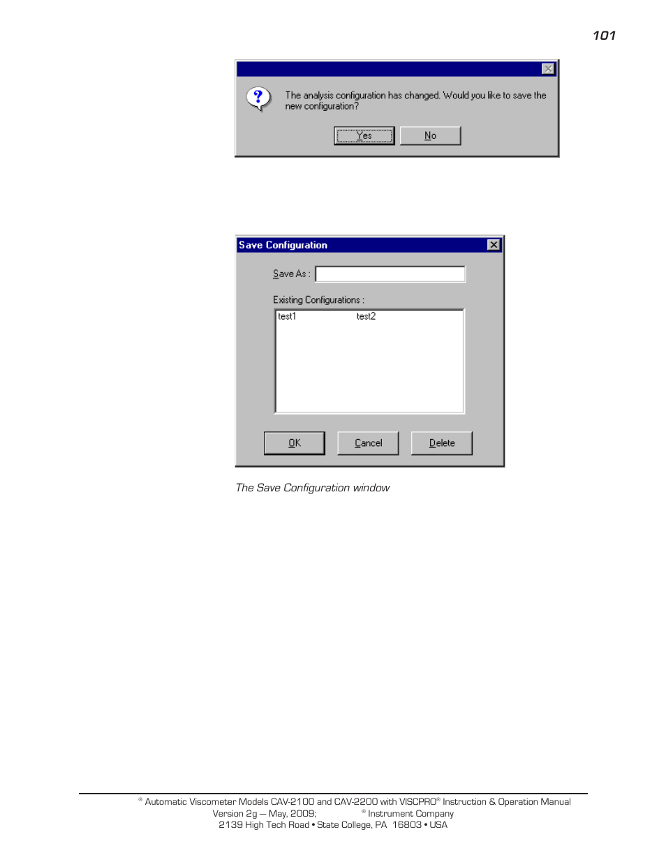 Cannon Instrument CAV-2000 User Manual | Page 107 / 144