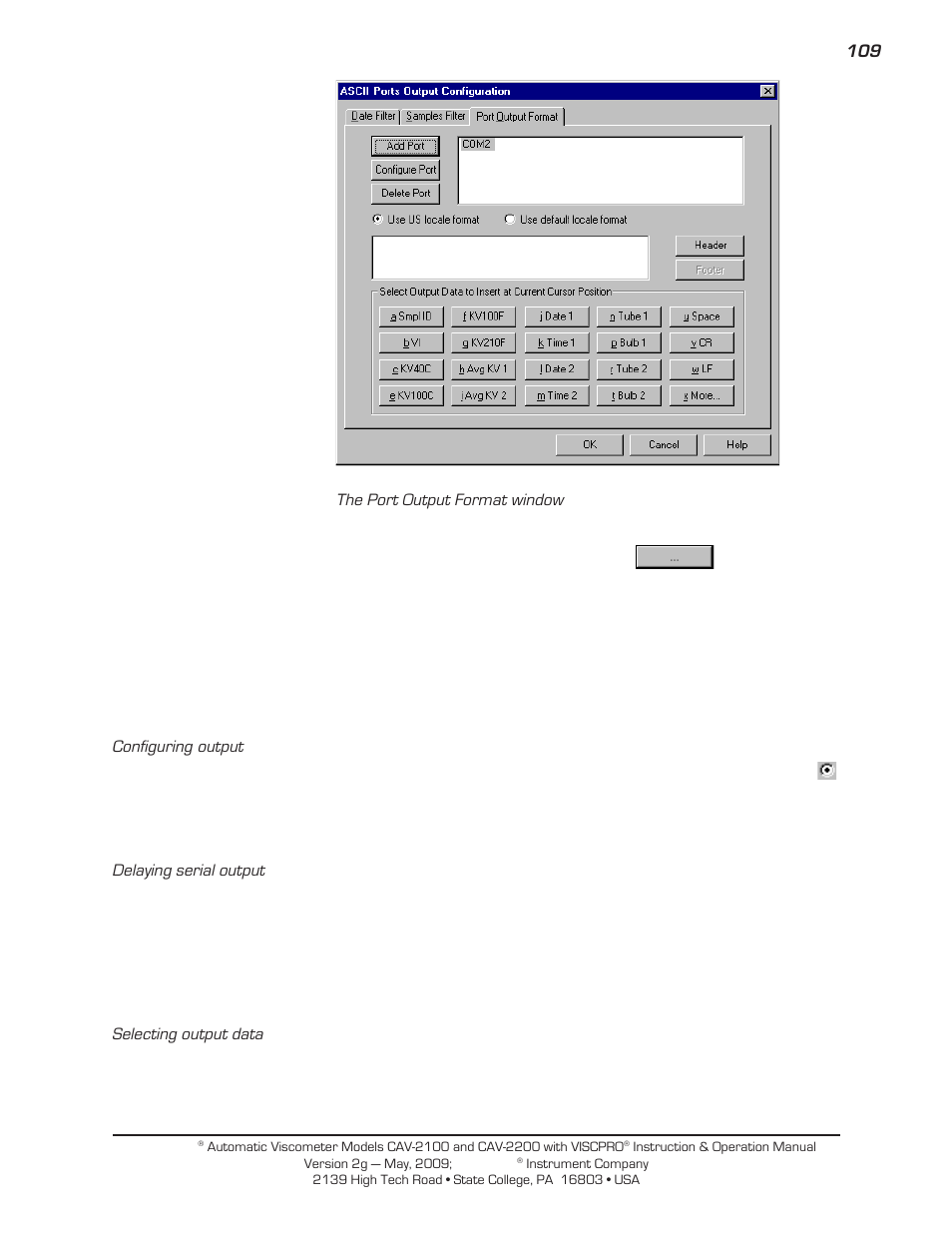 Cannon Instrument CAV-2000 User Manual | Page 115 / 144