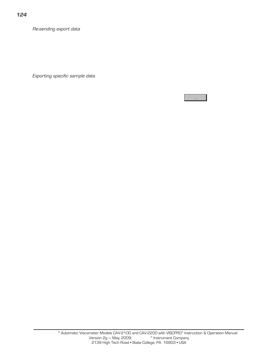 Cannon Instrument CAV-2000 User Manual | Page 130 / 144