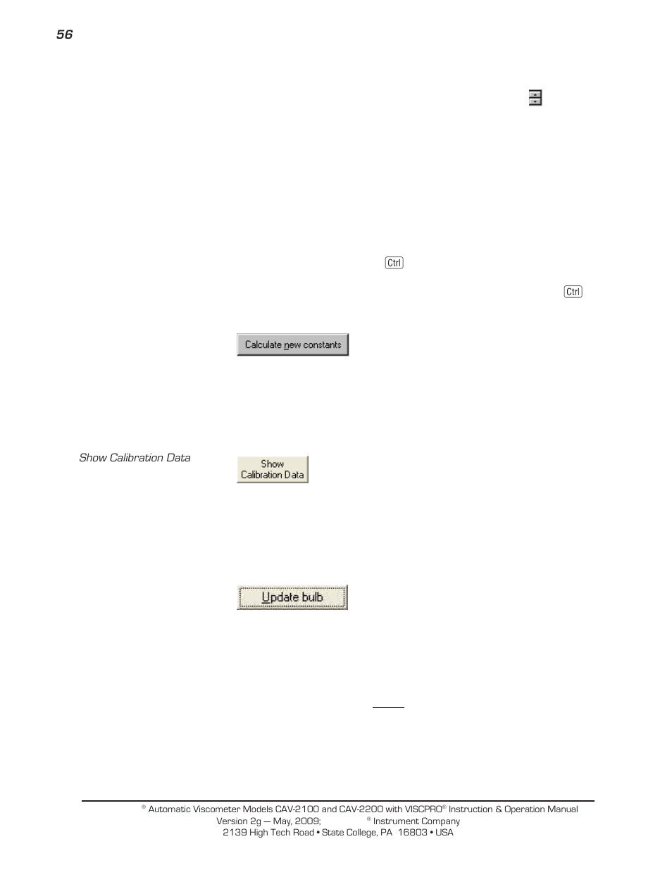 Cannon Instrument CAV-2000 User Manual | Page 62 / 144