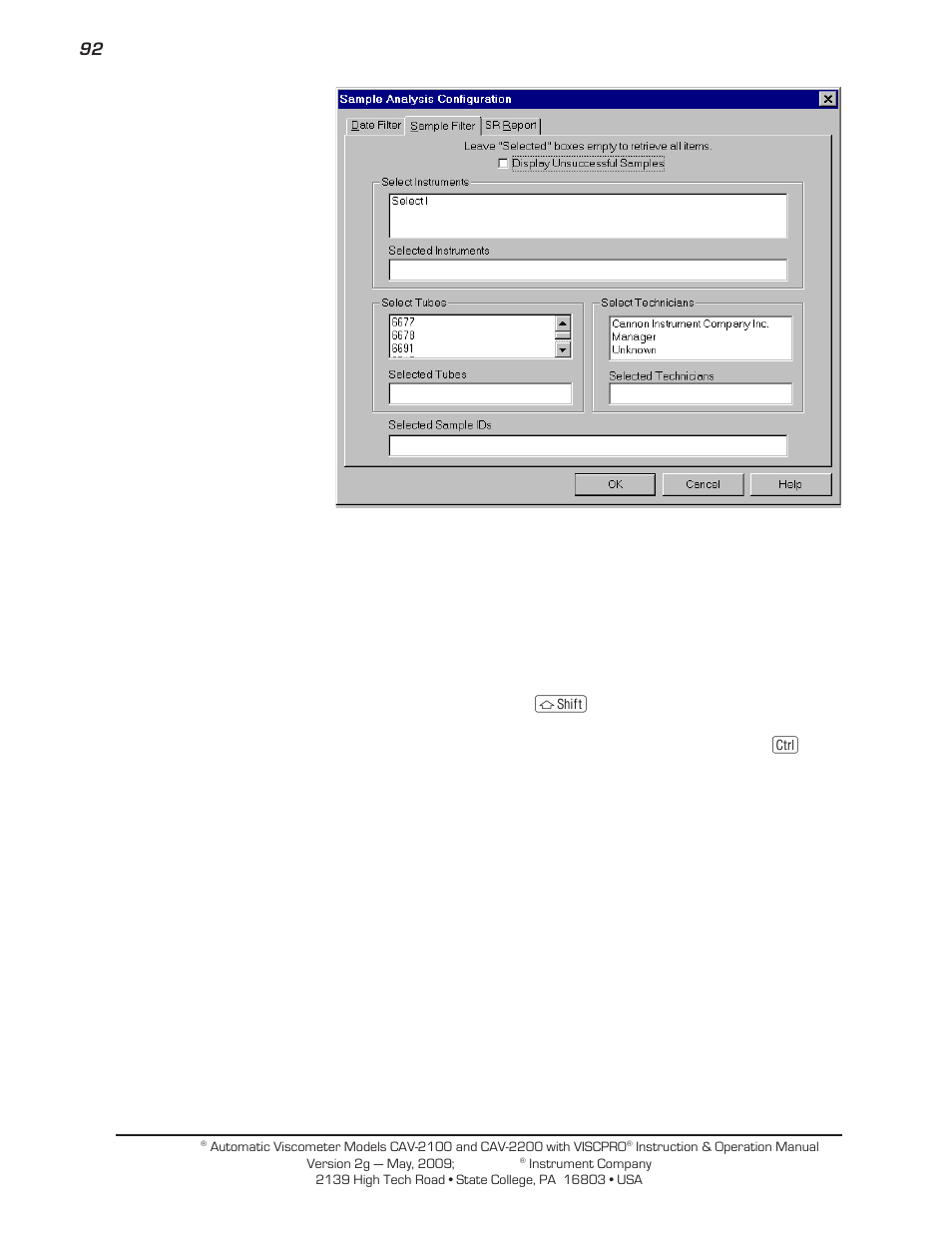 Cannon Instrument CAV-2000 User Manual | Page 98 / 144