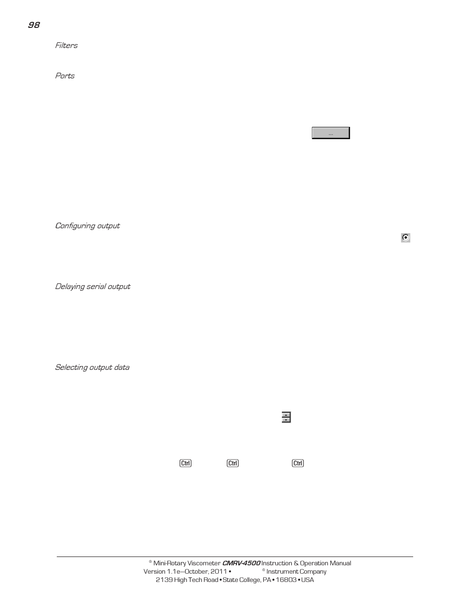 Cannon Instrument CMRV-4500 User Manual | Page 104 / 128