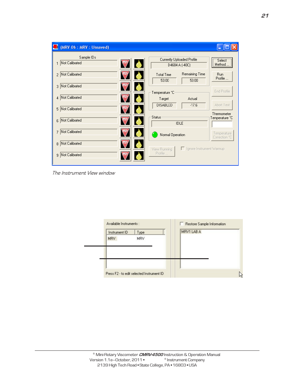 Cannon Instrument CMRV-4500 User Manual | Page 27 / 128